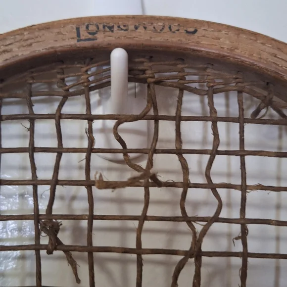 Ultra Rare! Antique Wright & Ditson "Longwood" Wood Tennis Racquet | Boston, MA - Picture 7 of 16